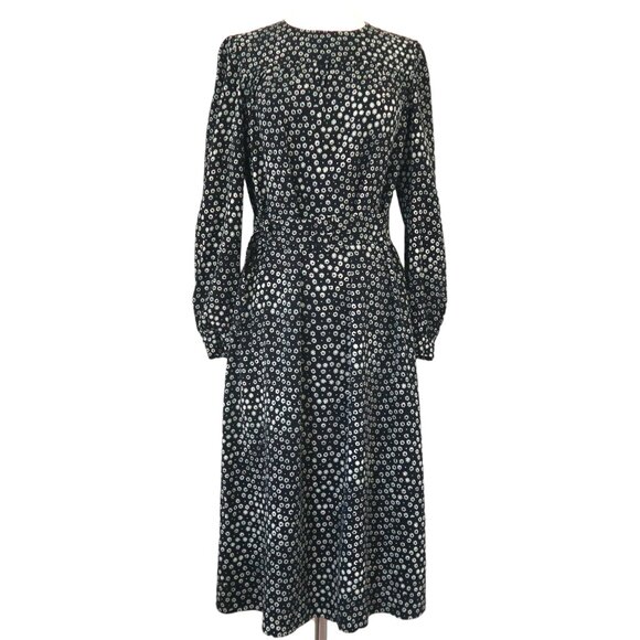 APC Floral print midi dress sz F 36 US S 4 - Picture 1 of 6